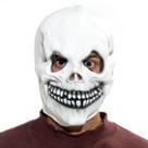 Máscara De Terror Caveira Branco Acessório Para Fantasia