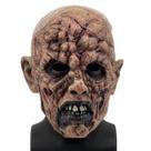 Máscara de zumbi, pele exposta, pele exposta, dentes afiados, resina