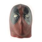 Máscara Deadpool Facial de Látex para Halloween Cosplay para Adultos