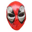 Máscara Deadpool Resin Skull Face para Halloween e Cosplay