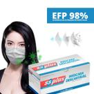 Máscara Descartável de Proteção Facial Tripla