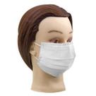 Máscara Descartável Dupla Branca Modelo Simples Com 50 Unidades - Santa Clara