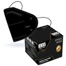 Máscara Descartável KN95 Premium WWDoll Cinco Camadas Preta com Clipe Nasal Máscara Descartável KN95 Premium WWDoll Cinco Camadas Preta com Clipe Nasal