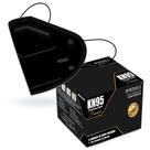 Máscara Descartável KN95 Premium WWDoll Cinco Camadas Preta Máscara Descartável KN95 Premium WWDoll Cinco Camadas Preta