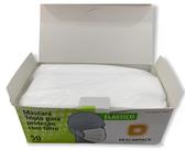 Mascara descartavel tripla c/ clips nasal pct c/50 und descarpack