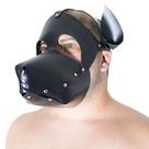 Máscara Dog Leather Pet Play - REF BO019/0105