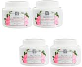 MASCARA ESFOLIANTE FACIAL ROSA MOSQUETA NUTRITIV 55g NATUFLORES Kit 4und