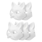 Máscara EXCEART Halloween Decor DIY Máscara de papel para gatos sem pintura Máscara EXCEART Halloween Decor DIY Máscara de papel para gatos sem pintura