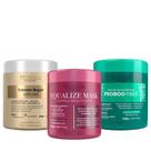 Máscara Extreme Repair + Proboo Fiber + Equalize Antiemborrachamento 500g Cronograma Capilar Máscara Extreme Repair + Proboo Fiber + Equalize Antiemborrachamento 500g Cronograma Capilar