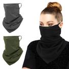 Máscara facial Bandana MoKo, pacote com 3 presilhas, proteção UV
