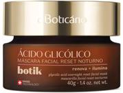 Máscara Facial Botik Noite Ácido Glicólico 40g: Renovação Celular e Luminosidade
