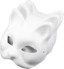 Máscara facial C&Xanadu Cat White Paper, pintável por você mesmo (pacote com 3) Máscara facial C&Xanadu Cat White Paper, pintável por você mesmo (pacote com 3)