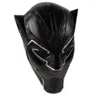 Máscara facial completa de cosplay, traje de látex, panteras negras