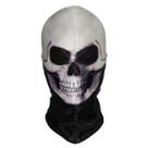 Máscara facial completa de Halloween WTACTFUL 3D Skeleton Skull Lycra