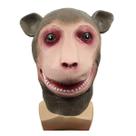 Máscara facial completa de látex Costume Monkey Headgear para cosplay