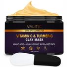 Máscara Facial de Argila VALITIC com Vitamina C e Cúrcuma - 100g