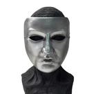 Máscara facial de estilo medieval inspirada em Baldwin IV, prata