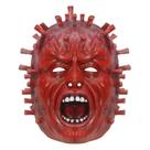 Máscara facial de látex de festa, capa facial completa, anti-epidêmica, vermelha