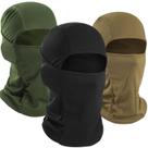 Máscara facial de pele Balaclava WTACTFUL para homens, 3 peças, preta, verde, marrom