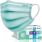 Máscara facial descartável ASTM Nível 1 da Medtecs, 3 camadas, 50/2000 unidades