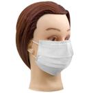 Máscara Facial Descartável com Elástico TNT Branca 120 Unids