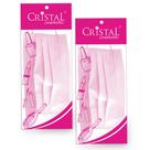 Mascara Facial Descartavel Infantil Cristal Rosa 02 pacotes c/ 10 unidades