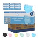 Máscara facial descartável Litepak Premium 3 camadas 500 unidades azul