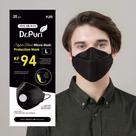 Máscara facial Dr.Puri Micro-Dust Protection KF94 Black Large x20
