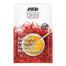Máscara facial em folha Nykaa Naturals Skin Secrets Saffron Honey