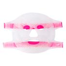 Máscara facial em gel térmico