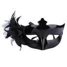 Máscara facial Lady Dancing Show Halloween Party Black