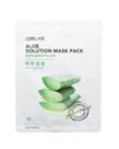Máscara Facial Lebelage Aloe 23ml Hidratação Intensa Calmante Nutrição Pele Suave Revitalização Glow