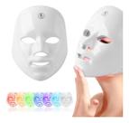 Máscara Facial Led Com 7 Cores Tratamento Rejuvenescimento