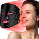 Máscara facial LED RELEXNOW 8 modos 288 Beads Red Light Therapy
