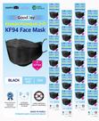 Máscara facial Máscara facial Happy Life Premium 3D Black KF94 (24)