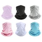 Máscara facial Neck Gaiter Bandana, pacote com 6 unidades Finvizo Pink