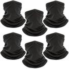 Máscara facial Neck Gaiter COOLZU Scarf Gator Balaclava, pacote com 6