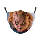 Máscara facial Nightmare IT Chucky com filtro para adulto/criança