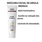 Máscara Facial Peel Off Argila Branca Face Beautiful - Ação iluminadora - Auxilia na redução dos por Máscara Facial Peel Off Argila Branca Face Beautiful - Ação iluminadora - Auxilia na redução dos por