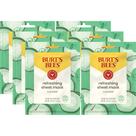 Máscara facial refrescante Burt's Bees com 6 unidades de pepino