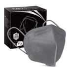 Máscara facial respiratória Hotodeal KN95, 20 unidades, 5 camadas, cinza