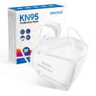 Máscara facial respiratória KN95 OPECTICID, pacote com 30, branca, 5 camadas
