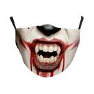 Máscara facial terrorista com impressão 3D de algodão com filtro reutilizável