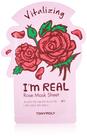 Máscara facial TONYMOLY I'm Real Rose, pacote hidratante com 1