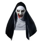 Máscara, fantasia de cosplay de Halloween, careta, freiras assustadoras de látex
