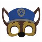 Mascara Festa Patrulha Canina Chase Decoração resistent 19cm Mascara Festa Patrulha Canina Chase Decoração resistent 19cm