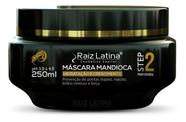 Máscara Folha De Mandioca 250 Ml Raiz Latina Profissional Hidratação Nutrição Fortalecimento Maciez