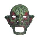 Máscara Forest Goblin Halloween Resin Green Scary Adult