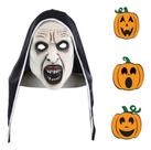 Máscara Freira Látex Halloween Realista Assustadora Fantasi