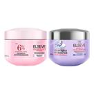 Máscara Glycolic Gloss + Máscara Hidra Hialurônico Elseve
